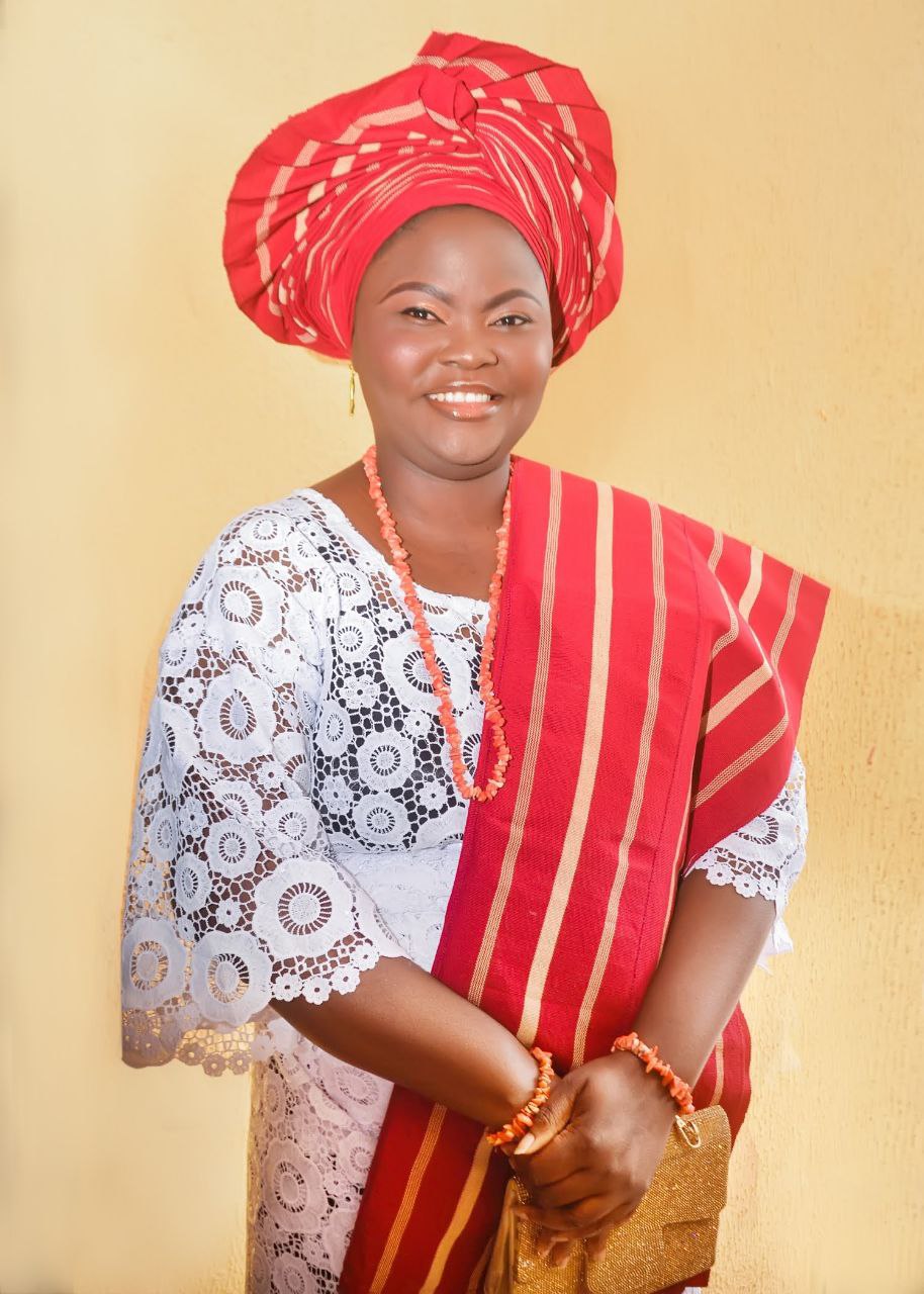 Mary Job all dressed up for her Dad's burial mass in June 2022